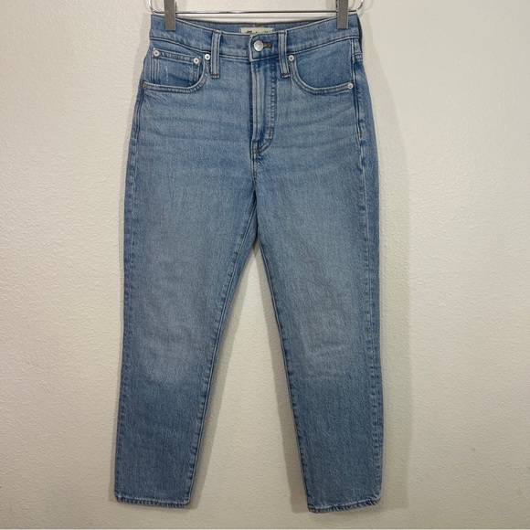 Madewell The Perfect Vintage Jean Light Wash Straight Leg 24P High Rise - Picture 2 of 12